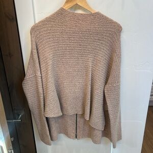 Free People Pink High Neck Sweater